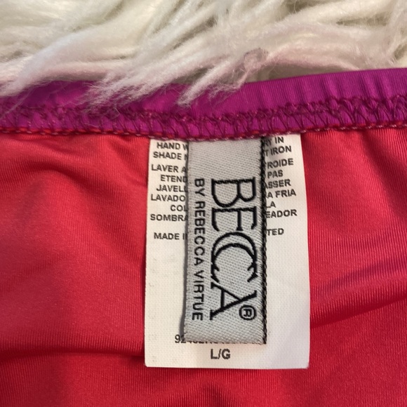 BECCA Two piece swim top is medium brand new with tags and bottom is large - Picture 4 of 16
